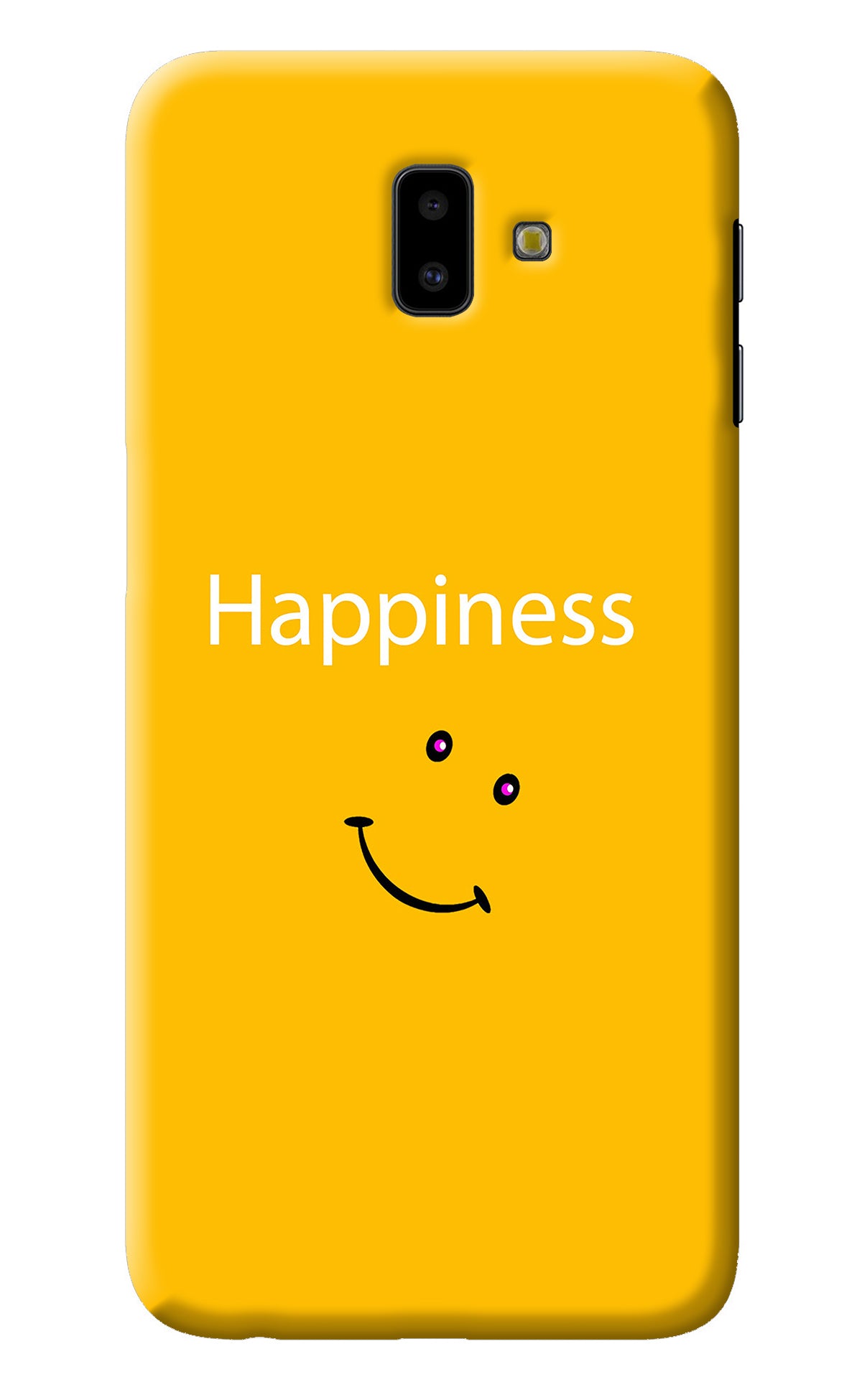 Happiness With Smiley Samsung J6 plus Back Cover