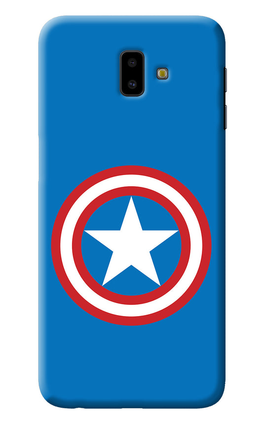 Captain America Logo Samsung J6 plus Back Cover