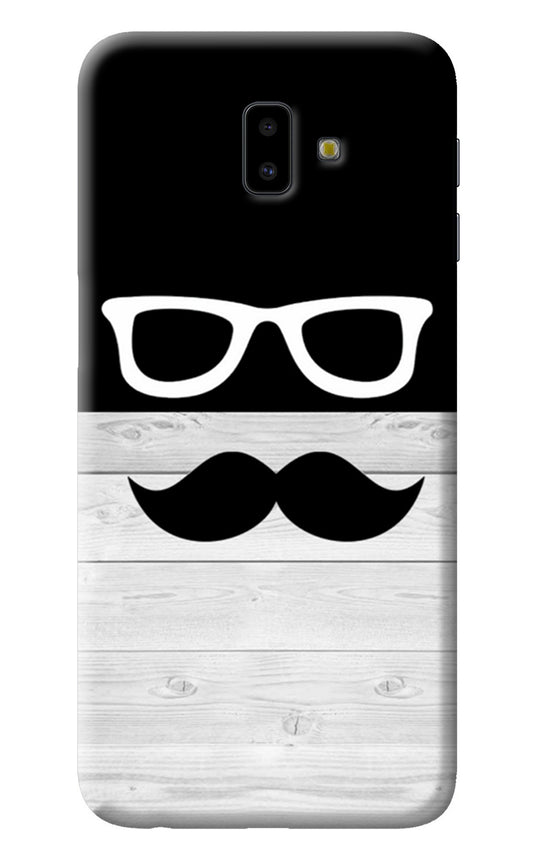Mustache Samsung J6 plus Back Cover