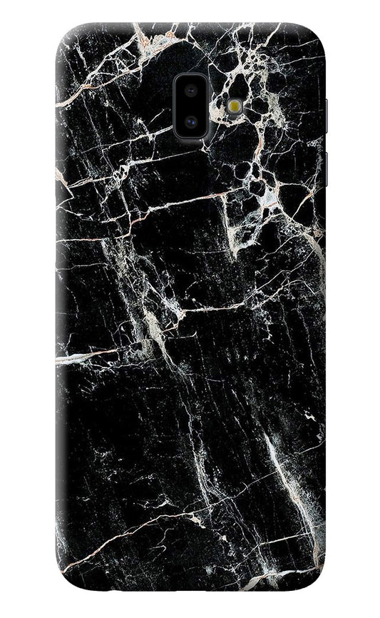 Black Marble Texture Samsung J6 plus Back Cover