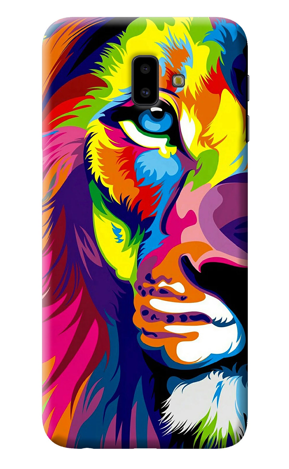 Lion Half Face Samsung J6 plus Back Cover