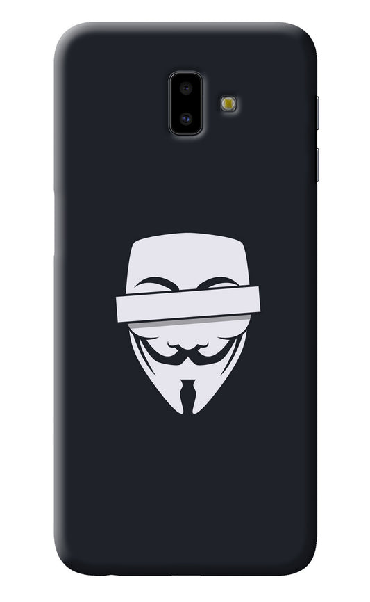 Anonymous Face Samsung J6 plus Back Cover