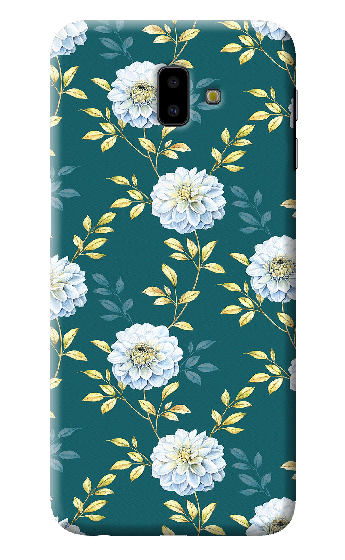 Flowers Samsung J6 plus Back Cover