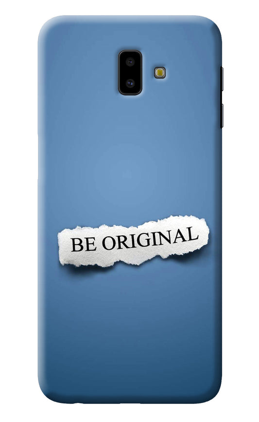 Be Original Samsung J6 plus Back Cover