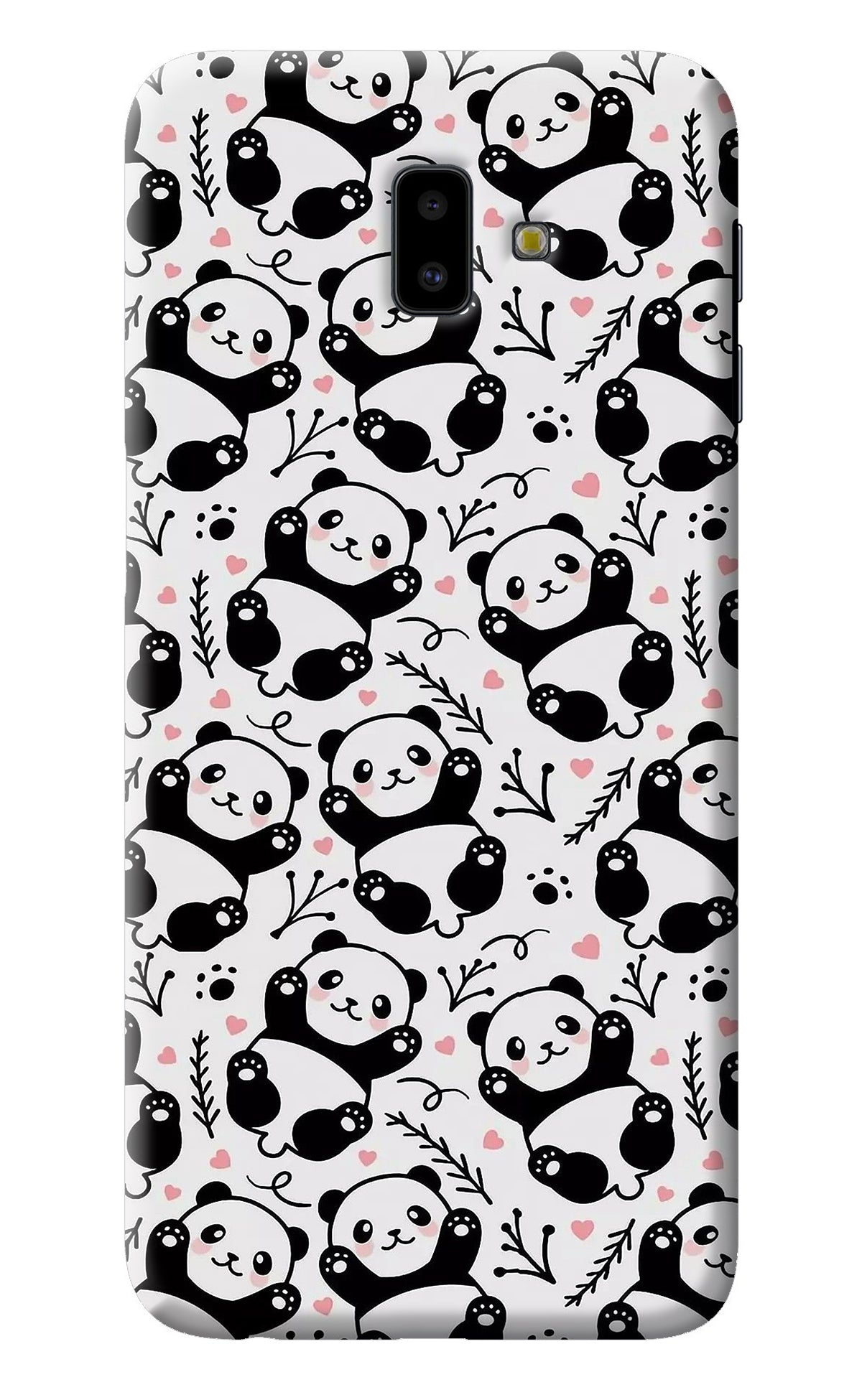 Cute Panda Samsung J6 plus Back Cover