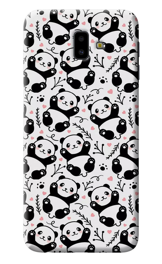 Cute Panda Samsung J6 plus Back Cover