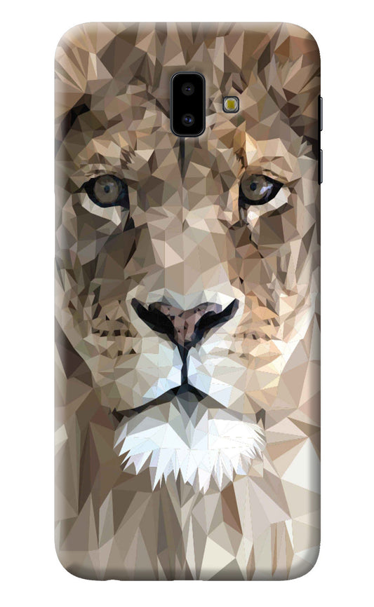 Lion Art Samsung J6 plus Back Cover