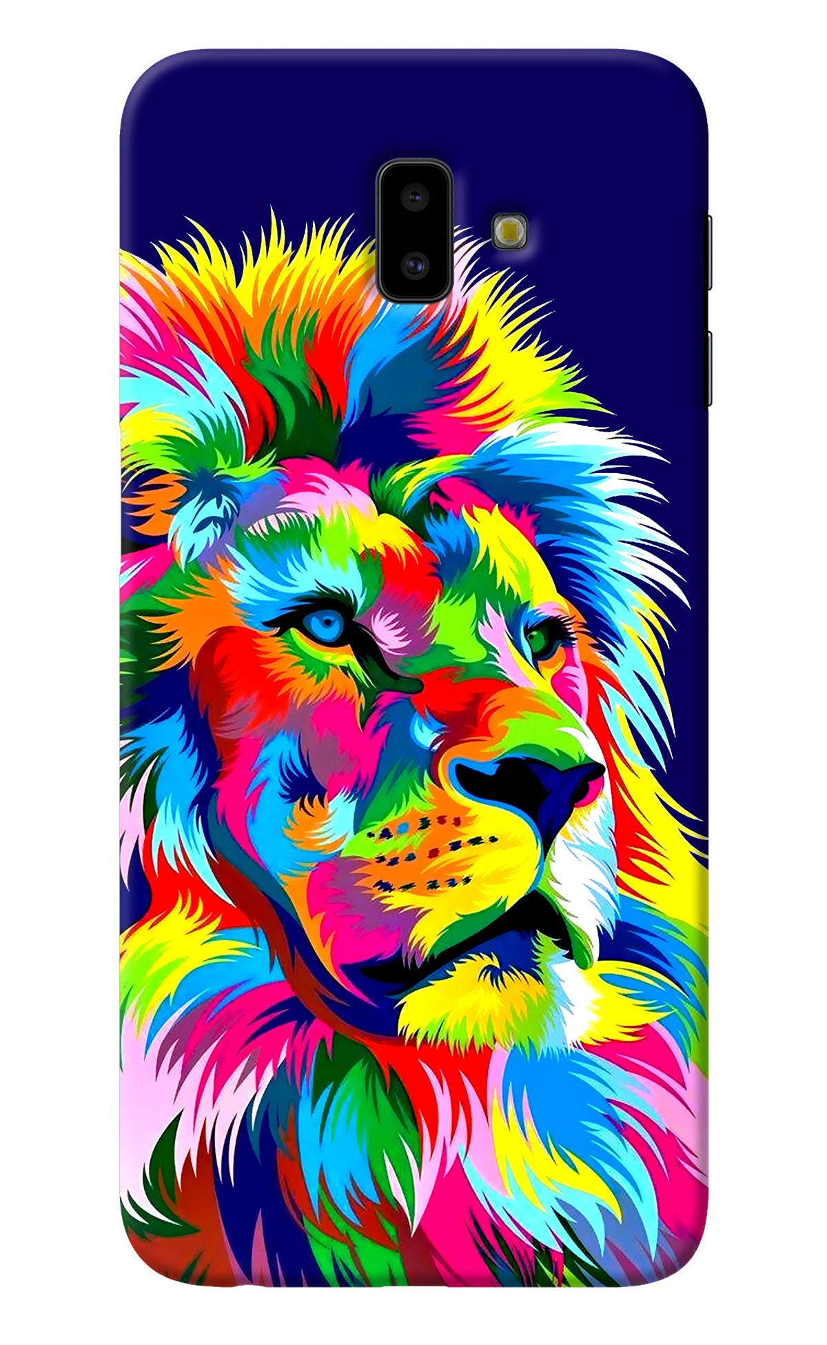 Vector Art Lion Samsung J6 plus Back Cover