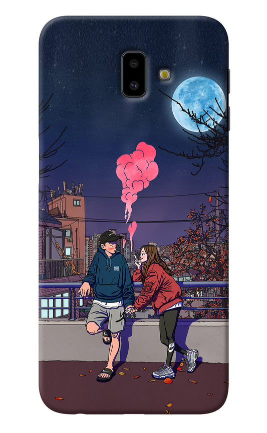 Chilling Couple Samsung J6 plus Back Cover