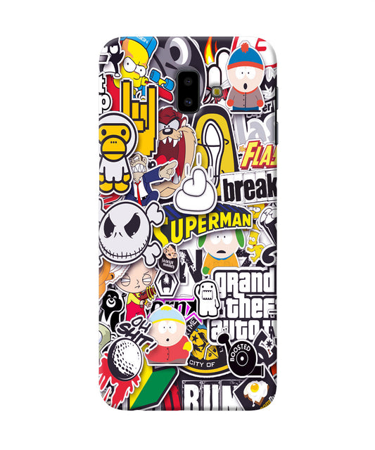 Sticker Bomb Samsung J6 plus Back Cover