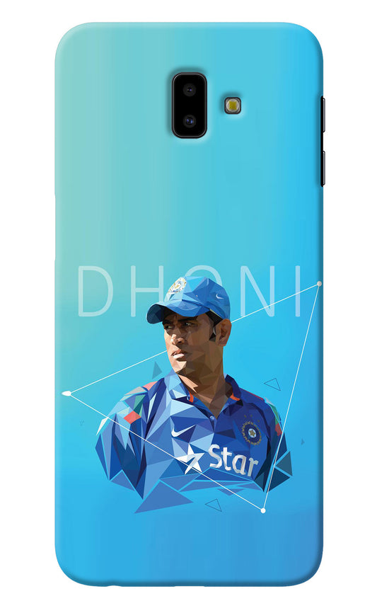 Dhoni Artwork Samsung J6 plus Back Cover