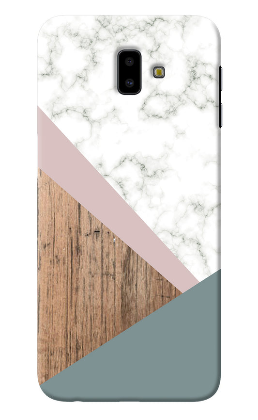 Marble wood Abstract Samsung J6 plus Back Cover