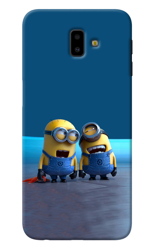 Minion Laughing Samsung J6 plus Back Cover