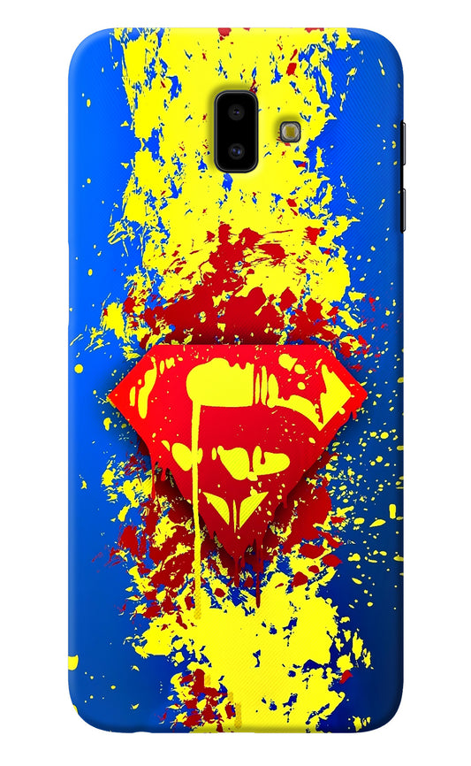 Superman logo Samsung J6 plus Back Cover