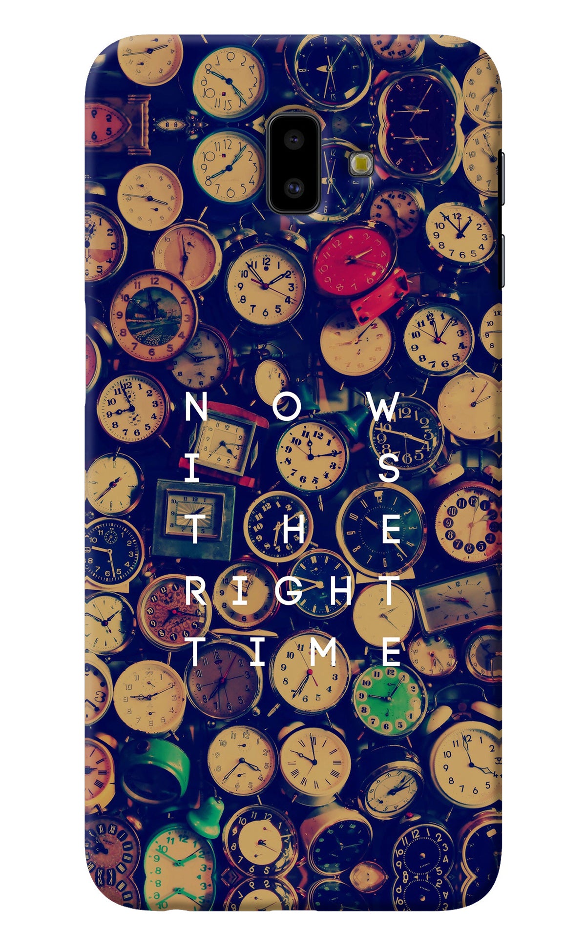 Now is the Right Time Quote Samsung J6 plus Back Cover