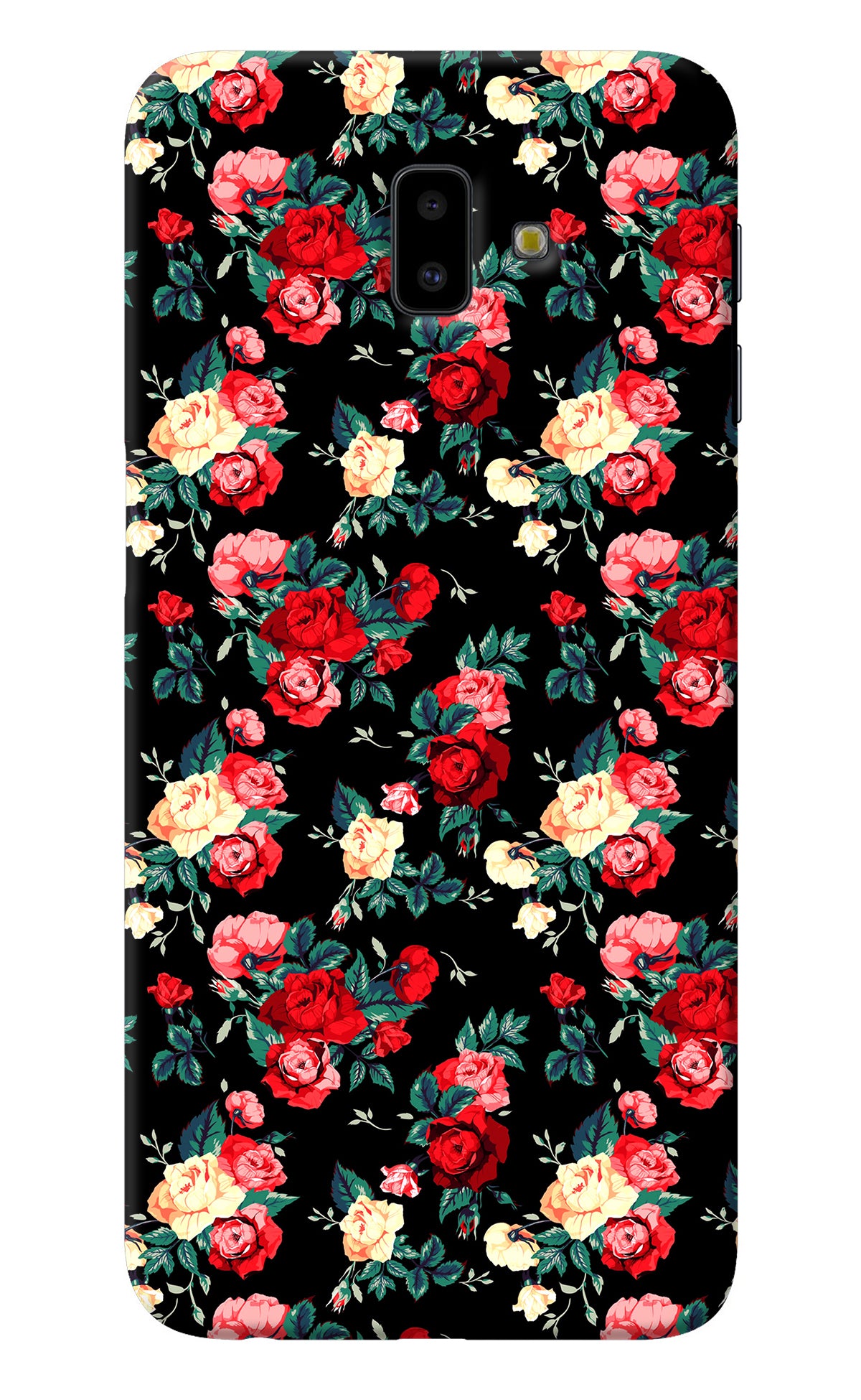 Rose Pattern Samsung J6 plus Back Cover