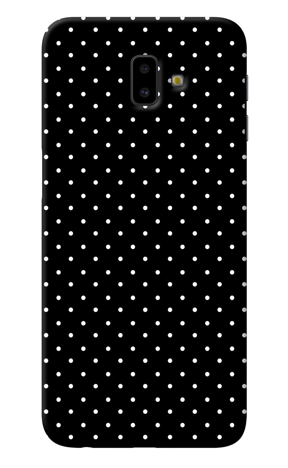 White Dots Samsung J6 plus Back Cover