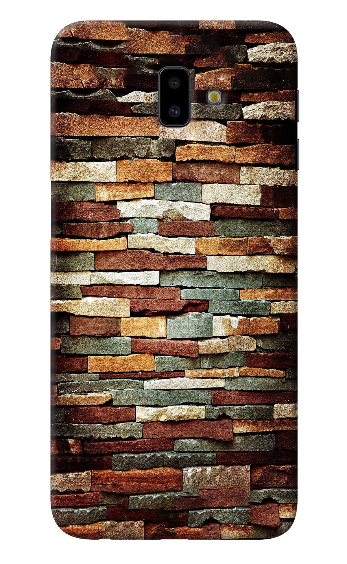 Bricks Pattern Samsung J6 plus Back Cover