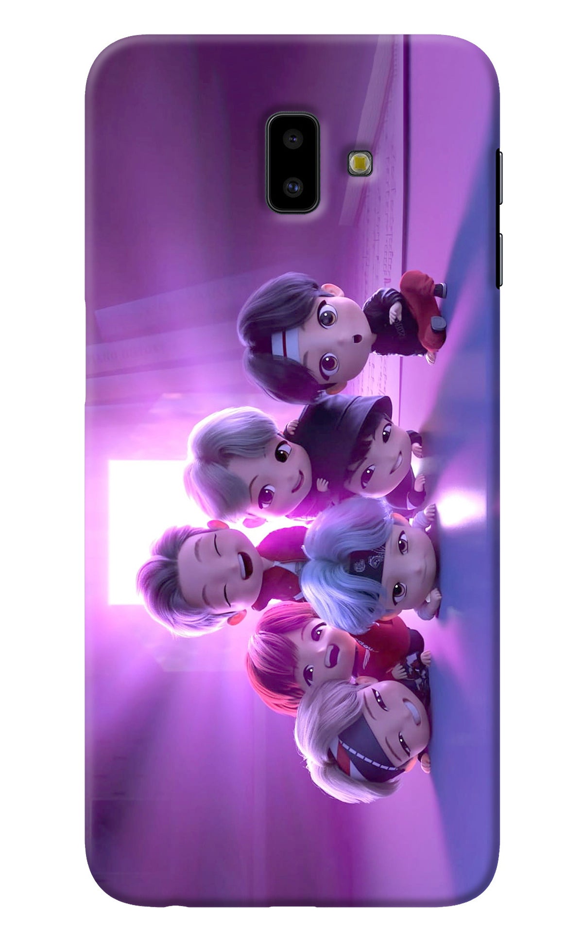 BTS Chibi Samsung J6 plus Back Cover