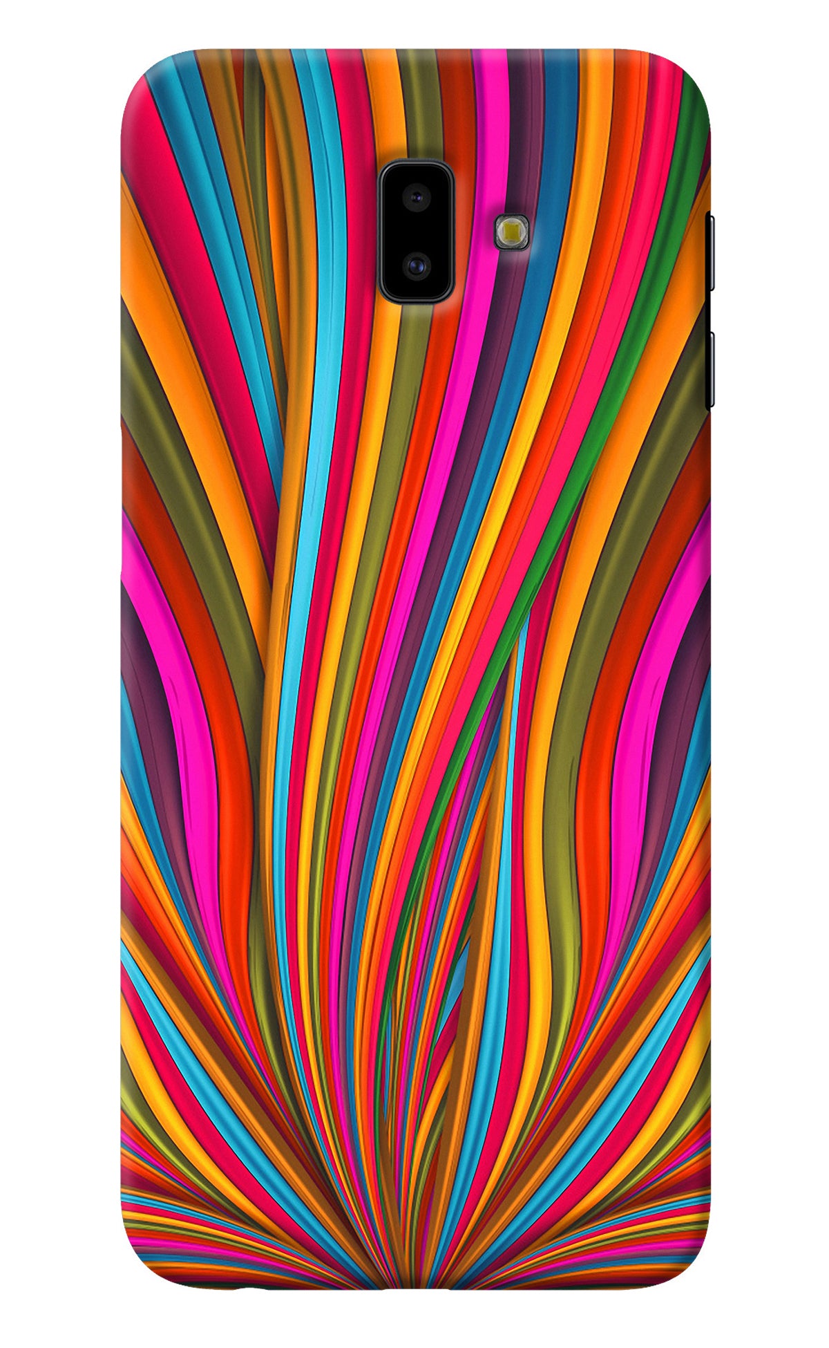 Trippy Wavy Samsung J6 plus Back Cover