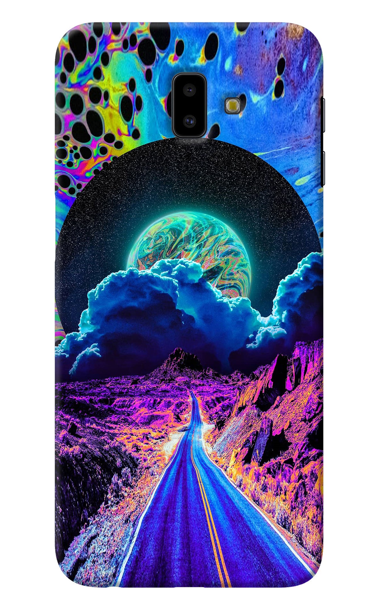 Psychedelic Painting Samsung J6 plus Back Cover