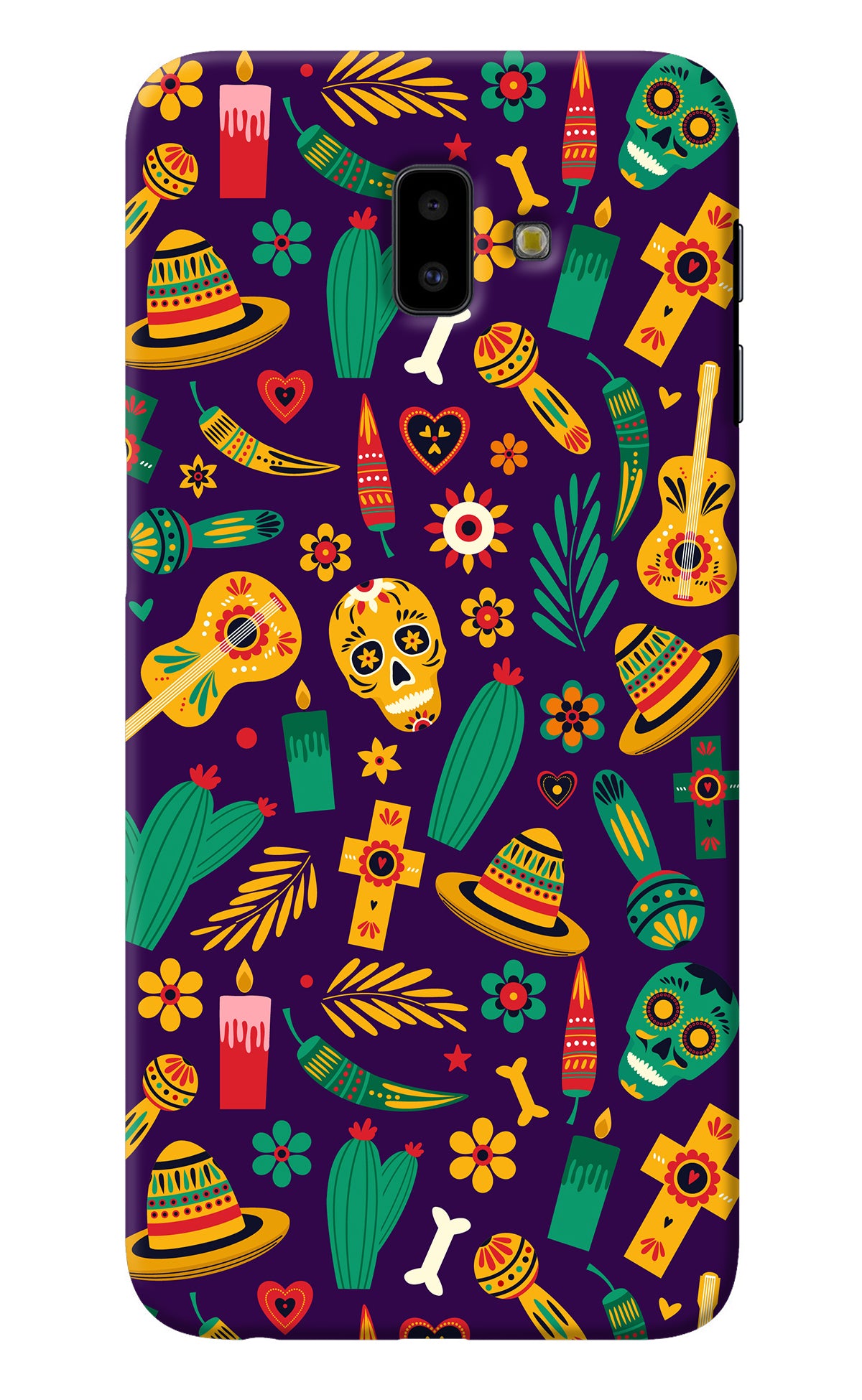 Mexican Artwork Samsung J6 plus Back Cover