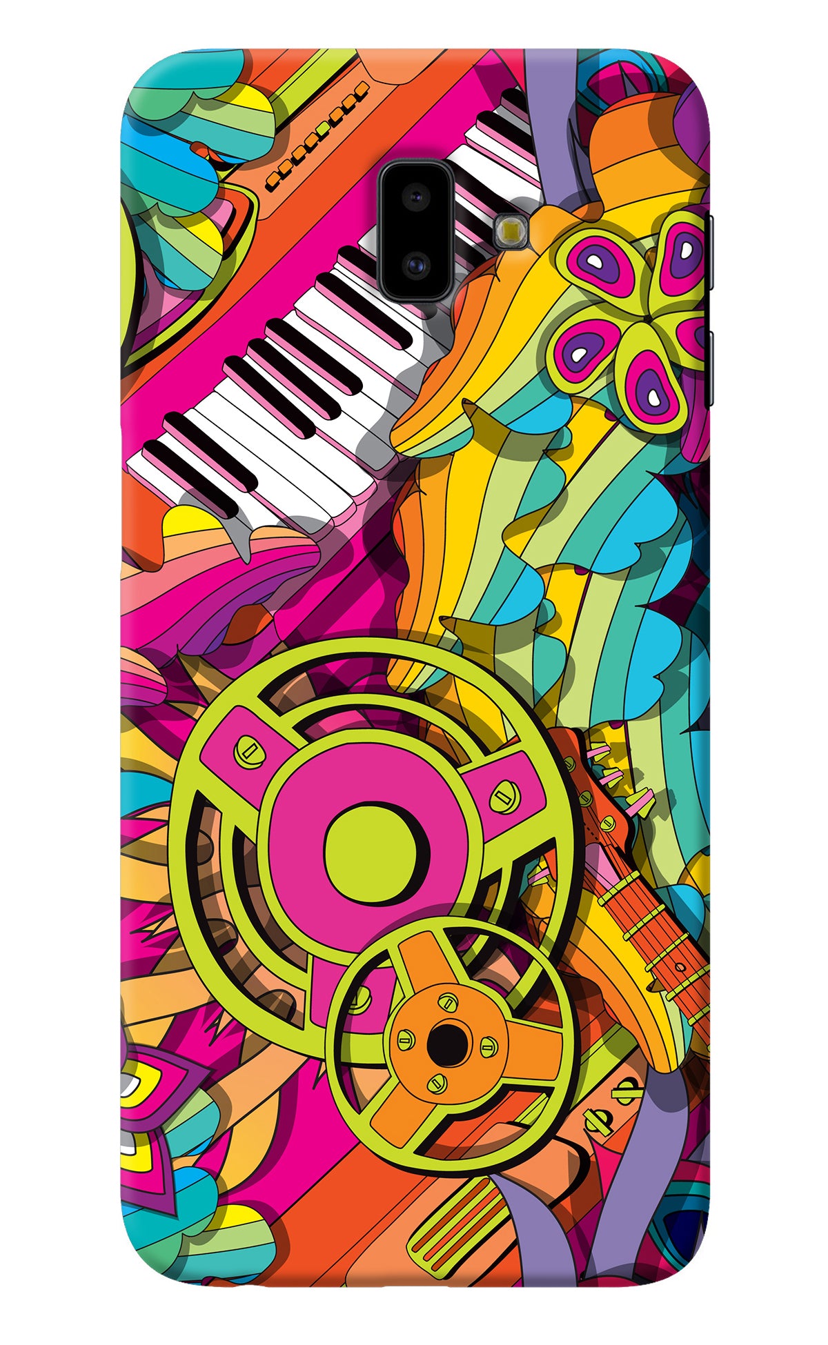 Music Doodle Samsung J6 plus Back Cover