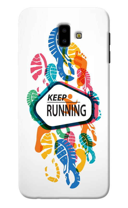 Keep Running Samsung J6 plus Back Cover