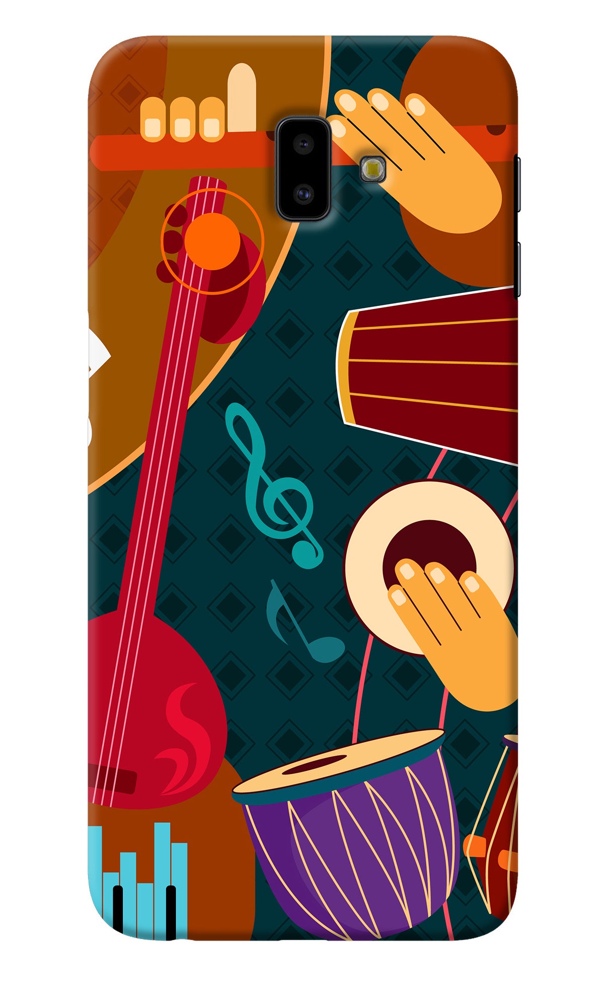 Music Instrument Samsung J6 plus Back Cover