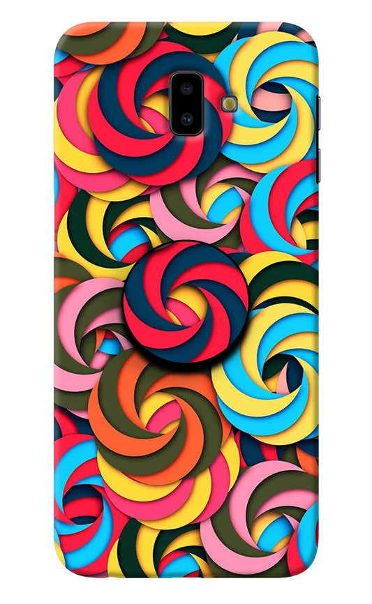 Spiral Pattern Samsung J6 plus Pop Case