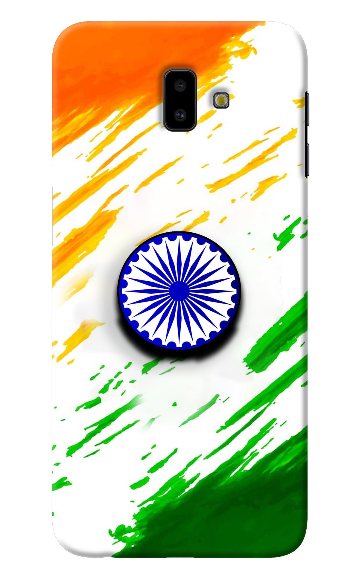 Indian Flag Ashoka Chakra Samsung J6 plus Pop Case