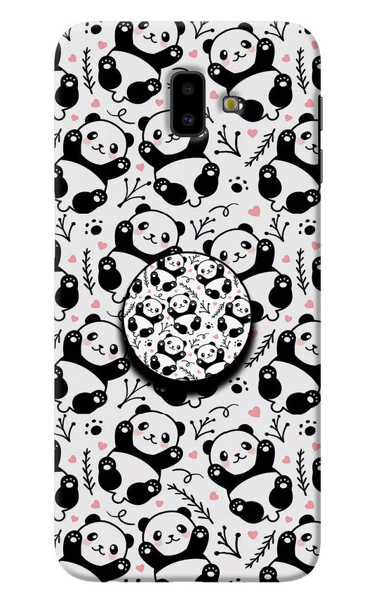 Cute Panda Samsung J6 plus Pop Case