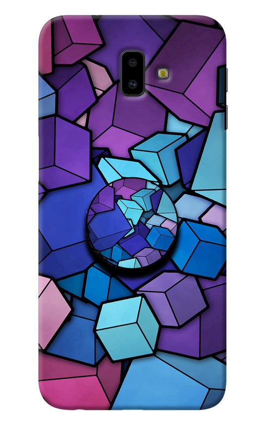 Cubic Abstract Samsung J6 plus Pop Case