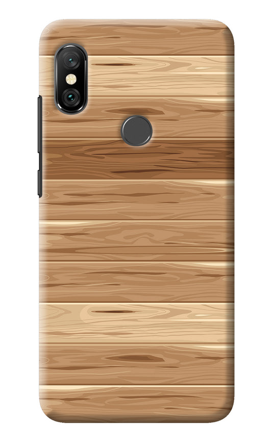 Wooden Vector Redmi Note 6 Pro Back Cover