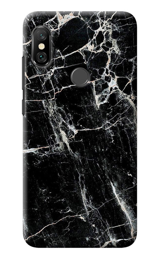 Black Marble Texture Redmi Note 6 Pro Back Cover