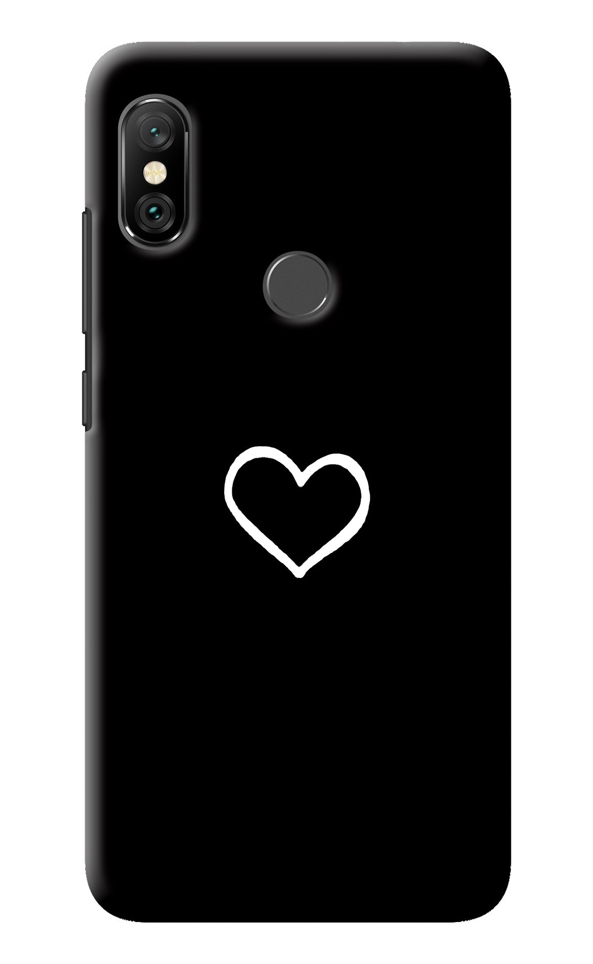 Heart Redmi Note 6 Pro Back Cover