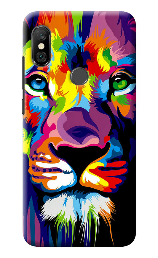 Lion Redmi Note 6 Pro Back Cover
