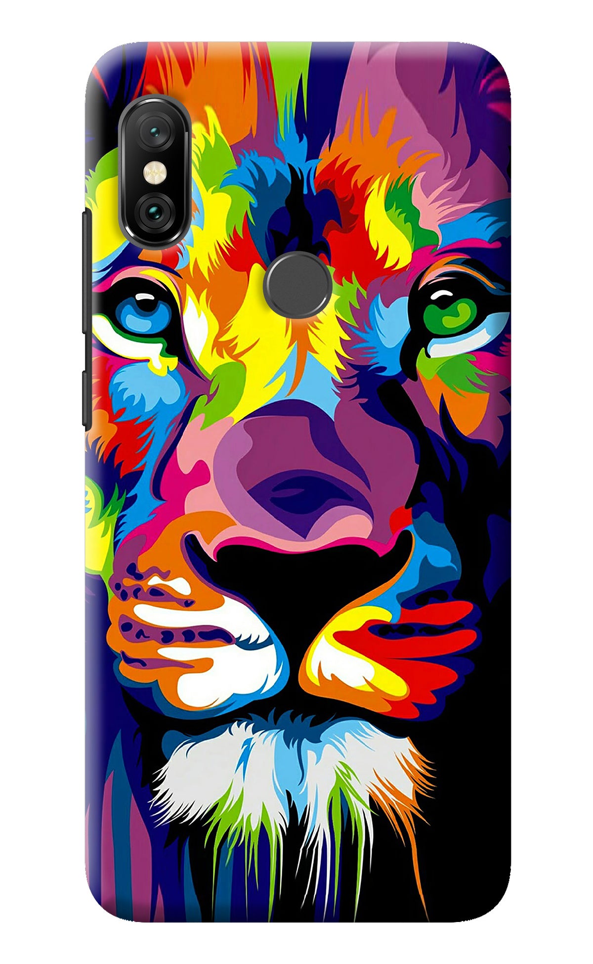 Lion Redmi Note 6 Pro Back Cover