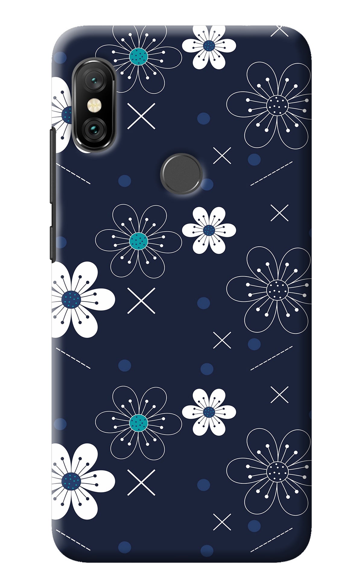 Flowers Redmi Note 6 Pro Back Cover