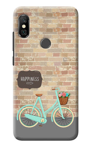 Happiness Artwork Redmi Note 6 Pro Back Cover