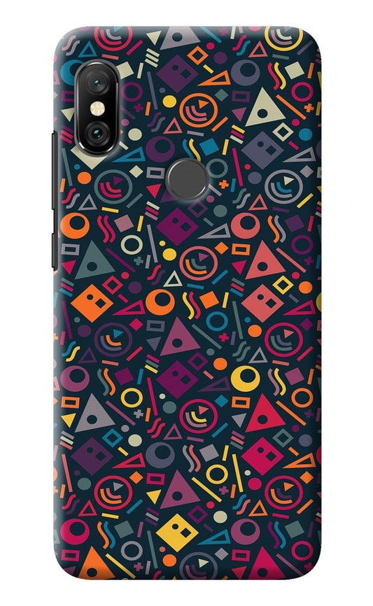 Geometric Abstract Redmi Note 6 Pro Back Cover