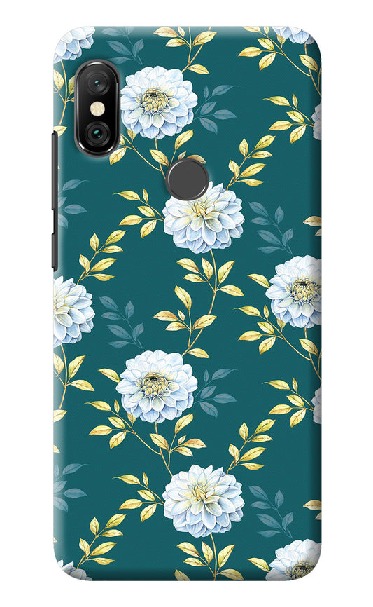 Flowers Redmi Note 6 Pro Back Cover