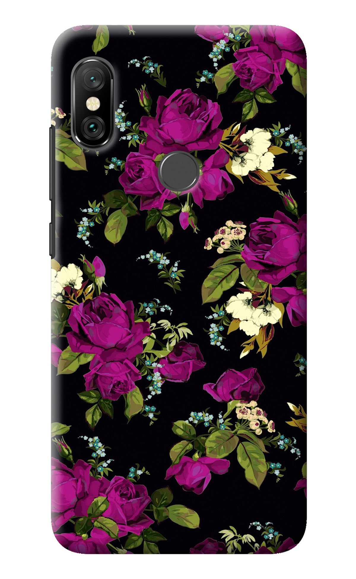 Flowers Redmi Note 6 Pro Back Cover