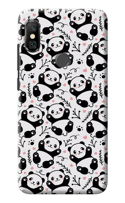 Cute Panda Redmi Note 6 Pro Back Cover