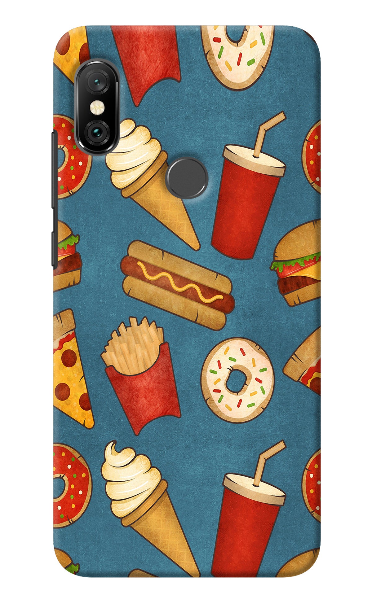 Foodie Redmi Note 6 Pro Back Cover