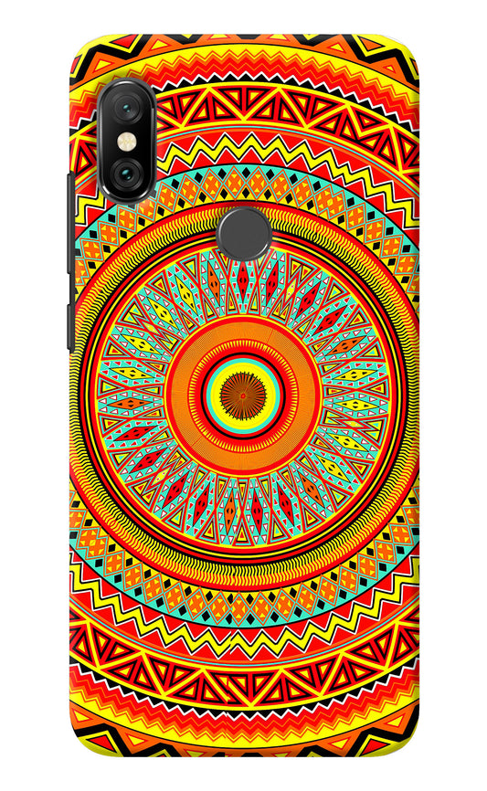 Mandala Pattern Redmi Note 6 Pro Back Cover