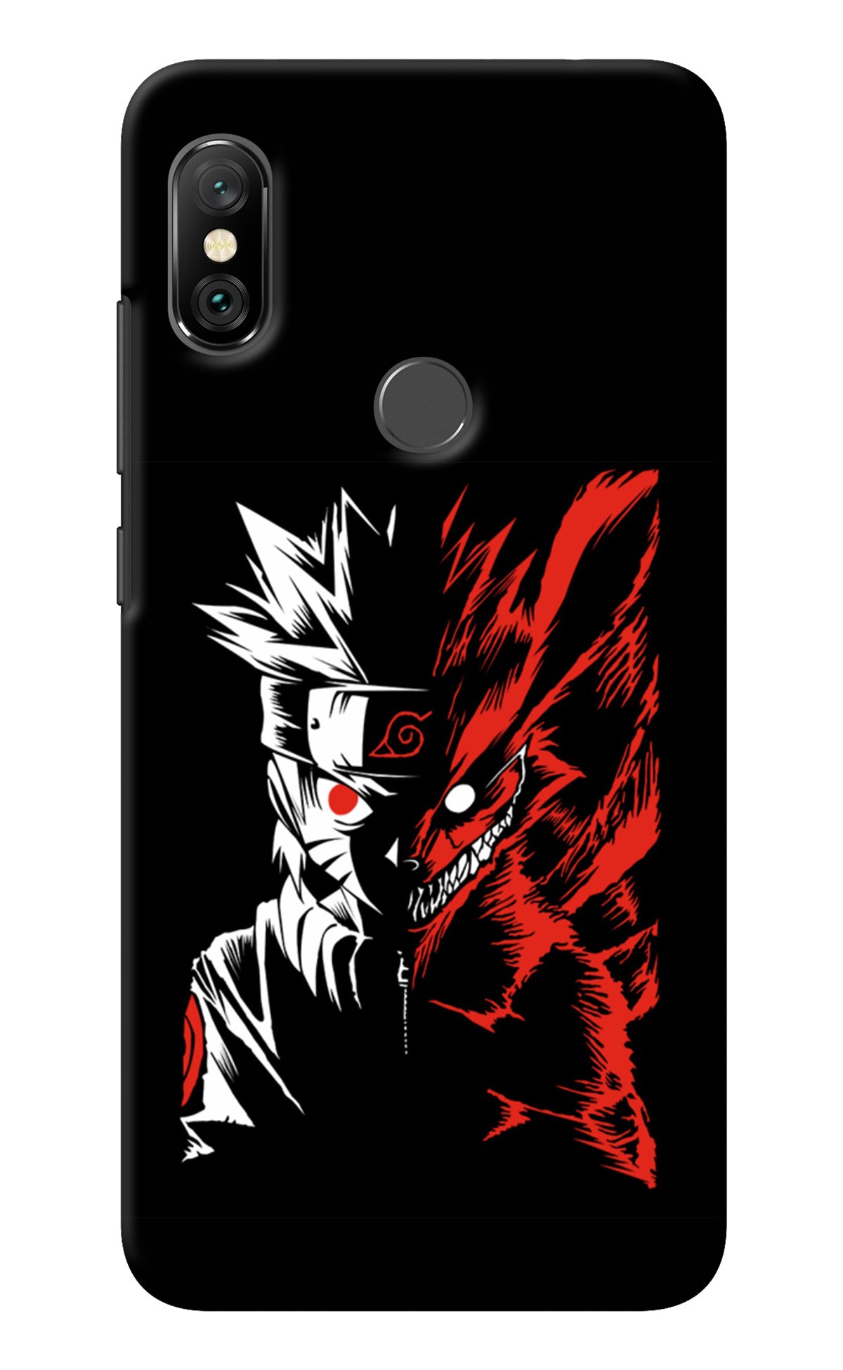 Naruto Two Face Redmi Note 6 Pro Back Cover