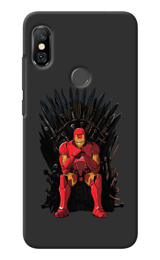 Ironman Throne Redmi Note 6 Pro Back Cover