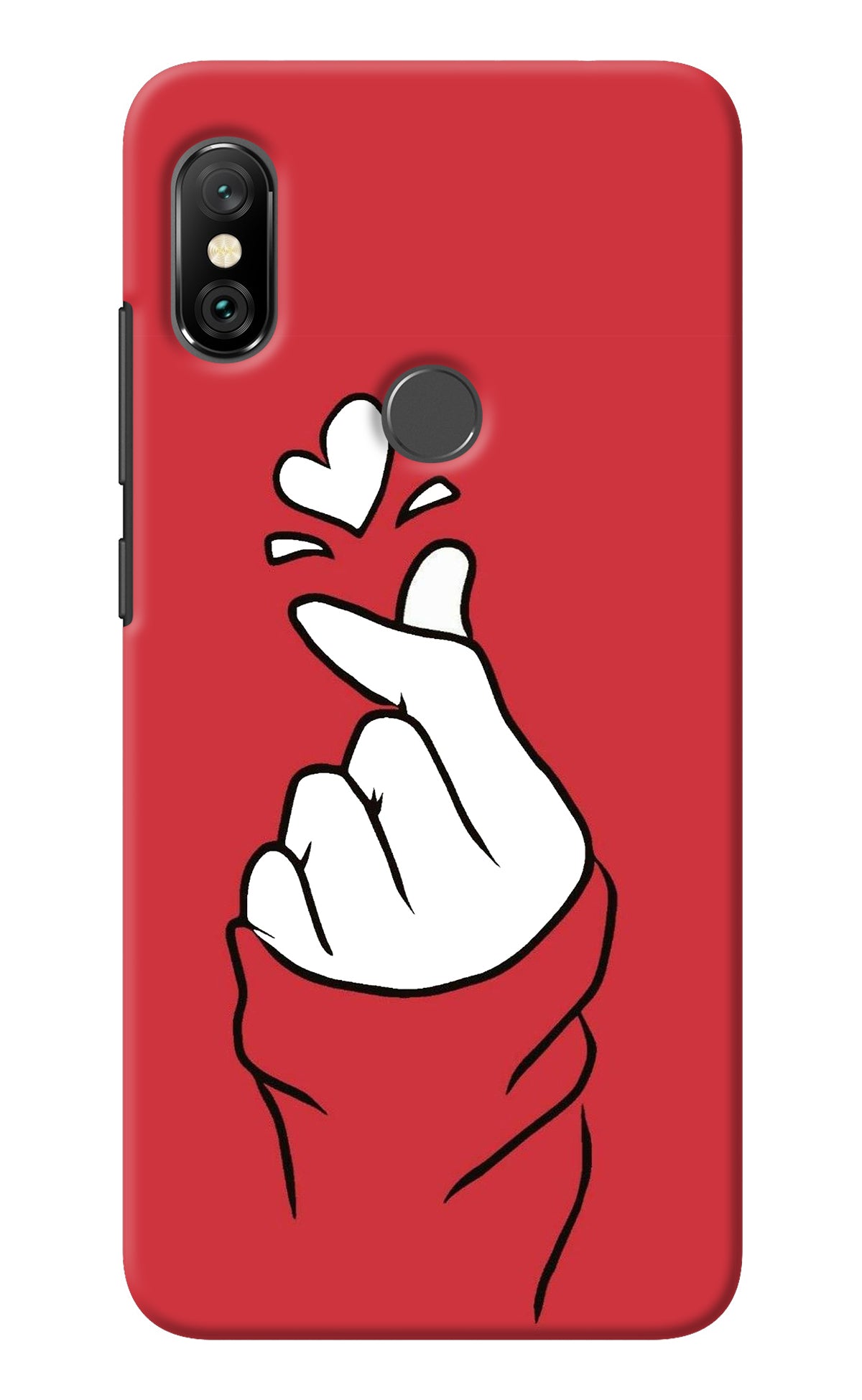 Korean Love Sign Redmi Note 6 Pro Back Cover