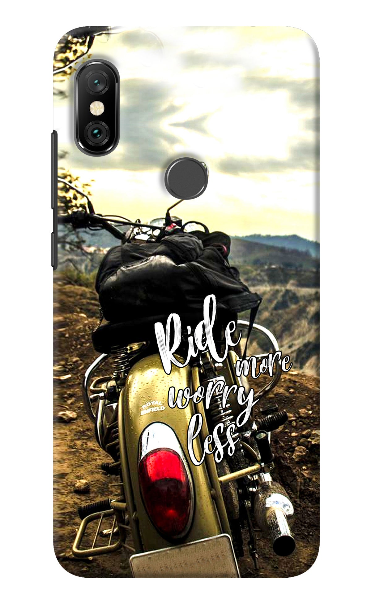 Ride More Worry Less Redmi Note 6 Pro Back Cover